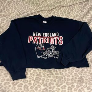 Oversized / crop style Sweatshirt New England Patriots